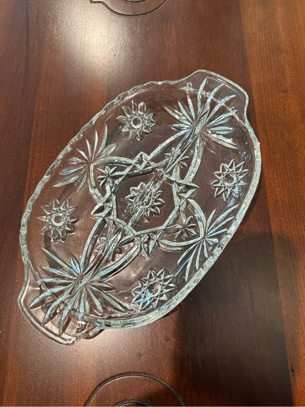 Relish dish. Star of David